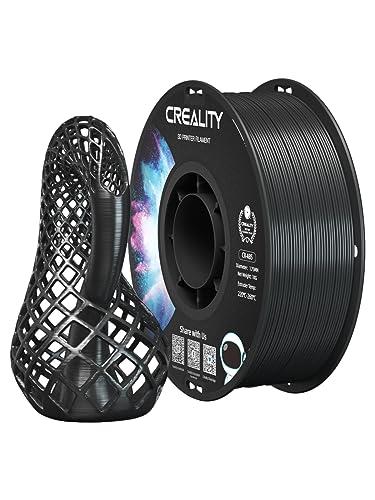 Creality ABS PLA Filamento di Stampa 3D 1,75mm, Eccellente Resistenza, Inodore NON Tossico, Stabilità, Duro, 1kg (2,2 libbre) per Stampante 3D (Nero)