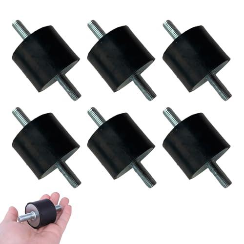 M8 Ammortizzatore Di Vibrazioni, Ammortizzatore M8, 6 Pezzi Supporti In Gomma, Isolatore In Gomma Antivibrazione, Per Auto, Barca, Bobine, Compressore D'aria