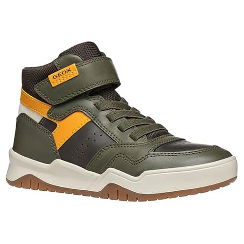 Geox J Perth Boy F, Scarpe da Ginnastica Bambini e Ragazzi, Verde, 37 EU