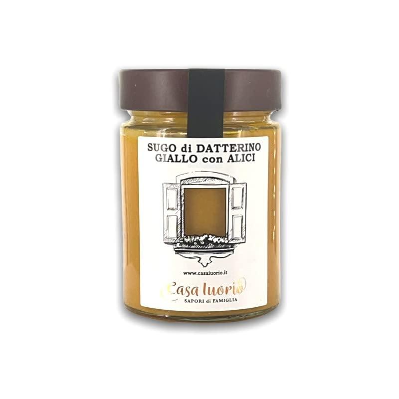 Sugo Pronto di Datterino Giallo con Alici vasetto da 300 g