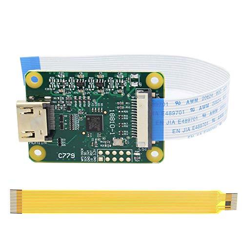Geekworm Raspberry Pi HDMI to CSI Camera Adapter (C779), Up to 1080p50fps Compatible with Raspberry Pi 5 / Pi 4B / 3B+ / 3B / Pi Zero/Zero W/Zero 2W
