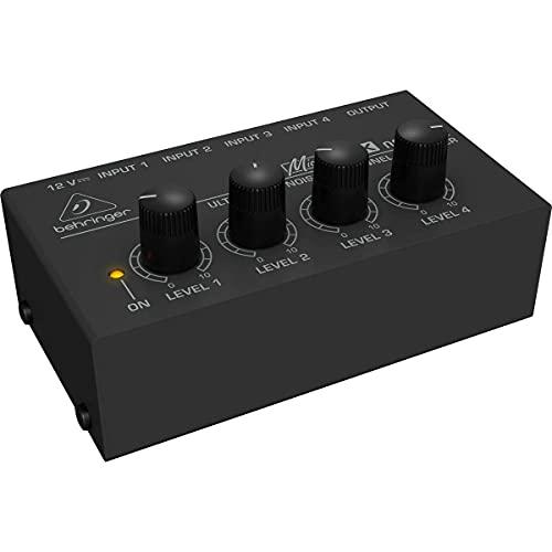 Behringer MICROMIX MX400 Mixer di linea a 4 canali a basso rumore