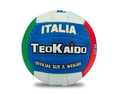 Teokaido, Pallone Pallavolo Misura 5 Ufficiale, Palla da Volley Soft Touch per Allenamento e Beach Volley, Peso Regolamentare 260-280g, Ideale per Principianti, Resistente all'Acqua, Design Esclusivo
