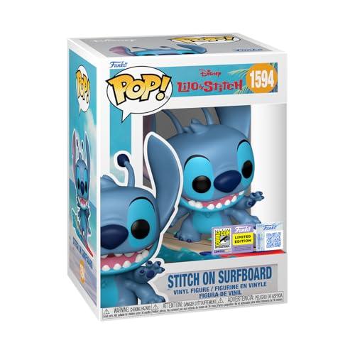 Funko Pop! Vinyl: Lilo & Stitch - Stitch Surf - Esclusiva Amazon - Figura in Vinile da Collezione - Idea Regalo - Merchandising Ufficiale - Giocattoli per Bambini e Adulti - Movies Fans