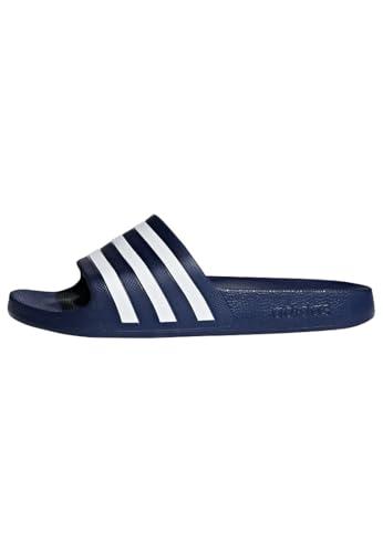 adidas Adilette Aqua Slides, Infradito Unisex - Adulto, Dark Blue Cloud White Dark Blue, 40.5 EU