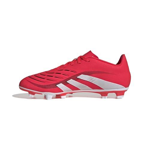 adidas Unisex Club Firm Ground/Multi Ground Football Boots, Lucid Red/Cloud White/Core Black, 42 EU