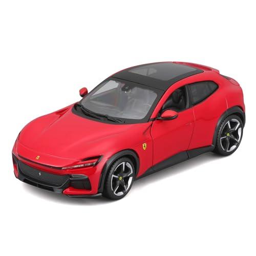 BBURAGO - Ferrari Purosangue R&P - Modellino Realistico Auto in Scala 1:24, Licenza Ufficiale Ferrari, Età Consigliata 3+ Anni