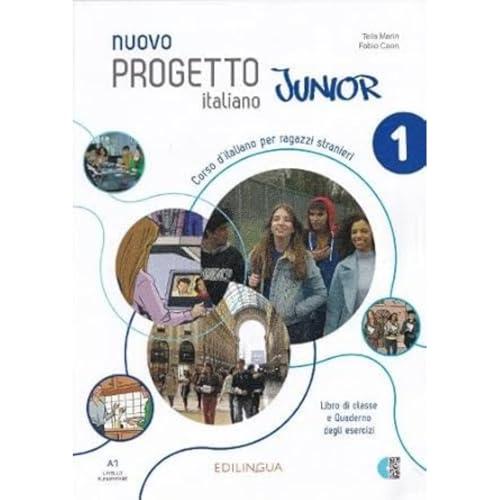 Nuovo progetto italiano. Junior 1. Libro di classe e quaderno degli esercizi. Corso d'italiano per ragazzi stranieri. Livello elementare (A1)