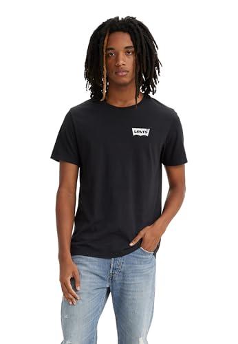 Levi's Graphic Crewneck Tee T-Shirt, Color BW Caviar, XL Uomo