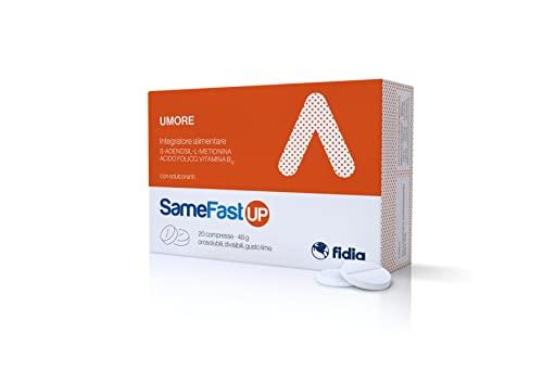 SameFast UP - Integratore Alimentare per il Tono dell’Umore, Contribuisce a Ridurre Stanchezza e Affaticamento, Senza Glutine e Lattosio, Confezione da 20 Compresse Orosolubili Gusto Lime