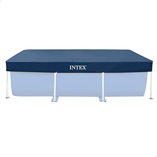 Intex 28038 - Telo Copripiscina per piscina rettangolare, PVC, Blu, 300x200 cm