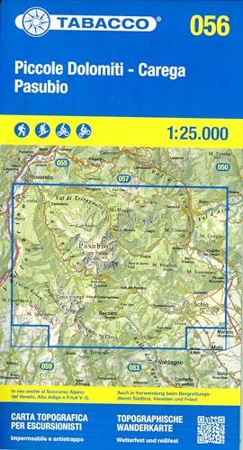 Piccole Dolomiti. Carega. Pasubio. Carta topografica in scala 1:25.000. Ediz. multilingue: 056
