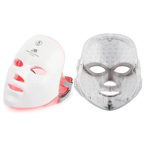 Lalano`S Cosmetics - Apparecchio cosmetico Light Face BeautyMaske, dispositivo per tonificare il viso, maschera LED per il viso, microdermoabrasione, EMS, detergente per pori, maschera per foton LED,