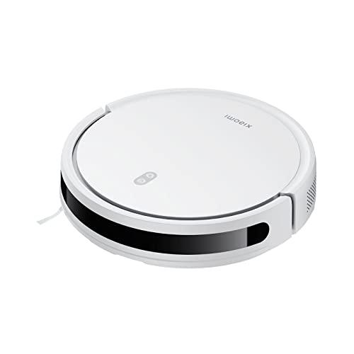 Xiaomi Robot Vacuum E12, Robot Aspirapolvere e Lavapavimenti, Potenza Aspirazione 4.000Pa, Batteria da 2600mAh, 3 Livelli Regolazione Acqua, Slim Design, Home App, Smart Google Home e Alexa