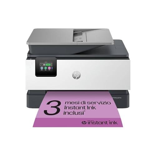 HP OfficeJet Pro 8132e 40Q45B, Stampante Multifunzione a Getto d'Inchiostro A4 a Colori, Fronte e Retro Automatico, 20 ppm, Wi-Fi, 3 Mesi di Inchiostro Instant Ink Inclusi, Grigia