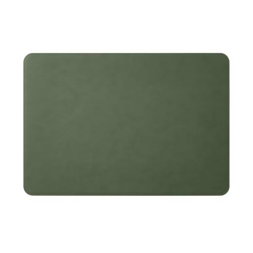 Eglooh – Herms – Sottomano Scrivania Pelle Design Arrotondato – Desk Pad Ufficio Elegante Antiscivolo in Cuoio – Accessori Ufficio Lusso Made in Italy