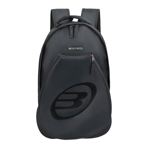 Bullpadel - Zaino da tour nero, con scomparto principale spazioso e altro più piccolo, manici imbottiti, stile moderno ed elegante, zaino leggero, pratico e resistente, per l'uso quotidiano