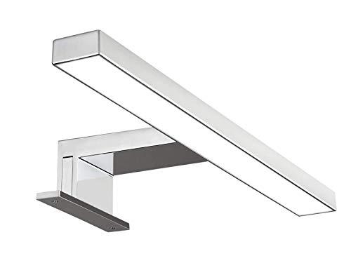 Solupa lampada da specchio LED per bagno FORTUNA – 30CM, 4,8W, 350LM, 220V, 4000K, ABS, IP44 Classe II, non dimmerabile, Installazione a specchio e telaio, luce naturale, 300 mm