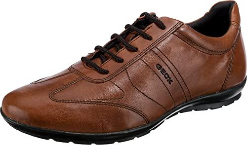 Geox Uomo Symbol B, Scarpe Uomo, Marrone Browncotto, 44 EU