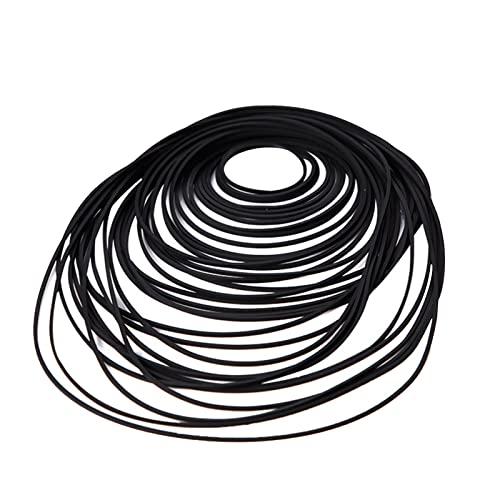 Cassette Tape Belt,Biluer 180PCS Cassette Nastro Cinture Piatte Cintura Quadrata