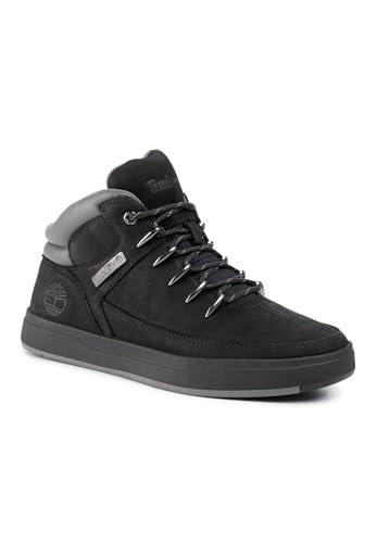 Timberland Davis Square Hiker, Stivali, Uomo, Black Nubuck, 46 EU