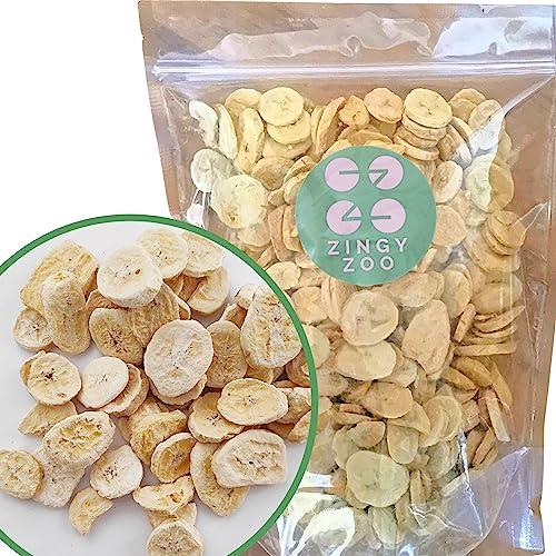 Frutta Liofilizzata Banane Essiccate | XL 350g Banana Disidratata | Banane Secche Banana Secca Puro Gusto di Frutta Fresca | Sapore di Banane Fresche for Banana Polvere Freeze Dried Fruit Banana Chips
