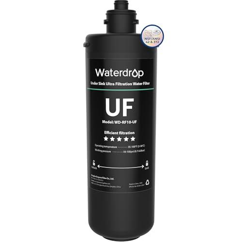 Waterdrop RF10-UF Cartuccia filtro di ricambio da 0,01 micron per 10UA/10UA-UF/10UB/10UB-UF sotto il filtro dell'acqua del lavandino