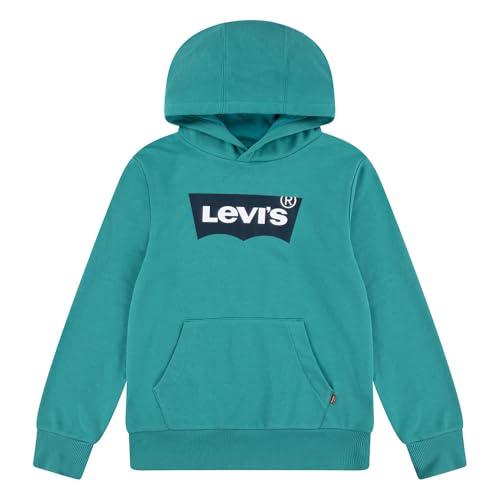 LEVI'S PO-Pull-Over Hoody Felpa, Porcellana Verde, 10-16 Jahre Boy's