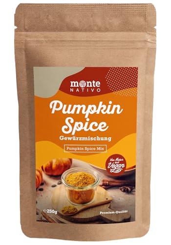 Pumpkin Spice Monte Nativo (250 g) – Zucca Spezia – Ideale per il latte Pumpkin Spice – Condimenti delicatamente essiccati e aromatici ideali per cucinare e condire – Aroma e sapore intesivi