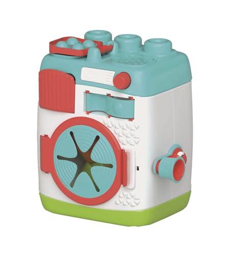 Clementoni Baby - Sensory Washing Machine, Lavatrice Sensoriale, con Elementi Interattivi Sicuri e Lavabili, per Bambini da 12+ Mesi, Stimola Lo Sviluppo Sensoriale, Manuale e Cognitivo, 17582