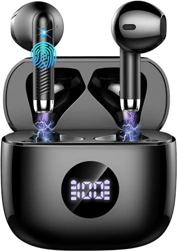 Cuffie Bluetooth Auricolari Bluetooth 5.4, Cuffie Wireless con 4 ENC Cancellazione Rumore Mic, Cuffie in Ear 40 Ore di Riproduzione, Cuffie Senza Filo HiFi Stereo IP7 Impermeabili per iOS & Android