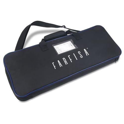 FARFISA | Borsa per Tastiera Elettronica con Maniglia, Tracolla e Tasca Interna, Materiale Resistente e Impermeabile, dimensioni interne 56x22x7cm