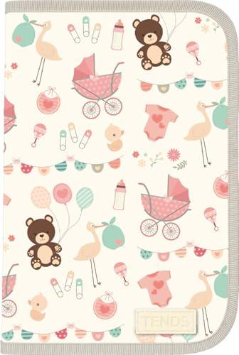 TENDS Porta documenti bambino - Porta documenti bebè come organizer per carte o biglietti medici e cose per bambini - Cartella per bebè ideale come regali originali per neonati neonati