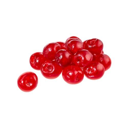 Idea Ciliegie Rosse Candite per Decorazione Dolci, Origine Italiana, Confezione da 900 Grammi