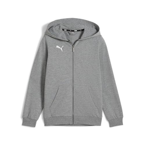 PUMA Giacca da Ragazzo Teamgoal Casuals con Cappuccio Jr Sweat