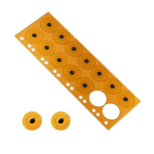 10 Pz NFC Tag NTAG215 FPC 215 Mini Flessibile Elettronico Materiale Impermeabile Programmabile RFID Asset Bluetooth Accoppiamento Controllo Accessi 10mm Rotondo