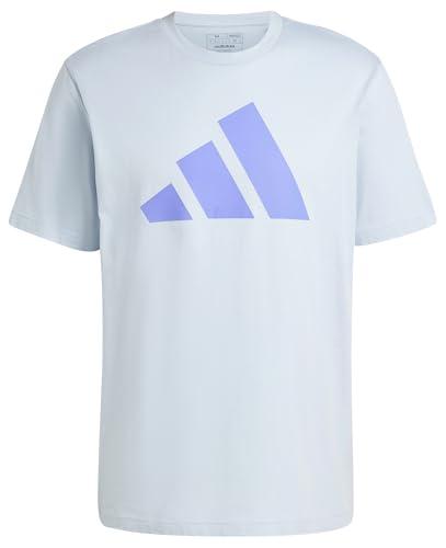 adidas Uomo PWR 3 Graphic Tee, Wonder Blue, S