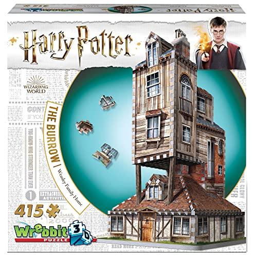 Wrebbit3D, Harry Potter: The Burrow - The Weasley's Family Home (415pc), 3D Puzzle, Ages 14+