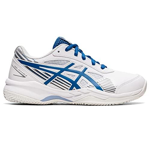 ASICS Gel-Game 8 GS Clay/OC, Sneaker, White/Lake Drive, 37.5 EU