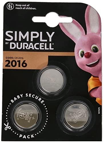 Duracell Pile Speciali 2016 Linea Simply, 3Pz