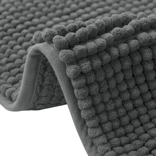 FlintronicTappeto Antiscivolo in Ciniglia, Bagno Tappetino Microfibra, Morbido e Lavabile in Lavatrice, 50 x 80 cm