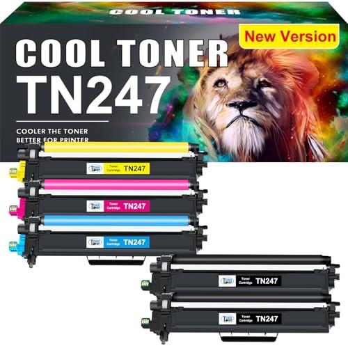 TN247 TN-243CMYK DCP-L3550CDW Toner Compatibili Per Brother MFC-L3750CDW Toner TN-247 TN243 MFC-L3770CDW HL-L3210CW HL-L3230CDW MFC-L3710CW MFC-L3730CDN TN243CMYK TN 243CMKY 247 TN-243 5-Pack