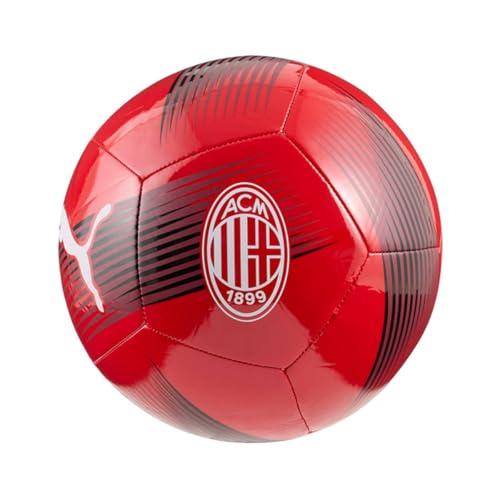 A.C. Milan - Pallone ESS, Pallone da Calcio per Partite e Allenamento, Prodotto Ufficiale, Taglia 5, Rosso