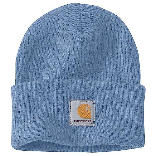 Carhartt Berretto A Maglia Con Risvolto, Unisex - Adulto, Blu (Skystone), Taglia unica