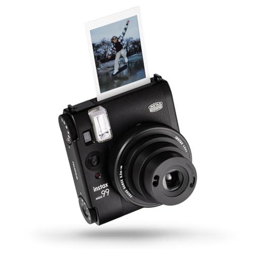 Fujifilm INSTAX mini 99 – Fotocamera Istantanea Analogica Premium, Doppio Pulsante di Scatto, Controllo dell’Esposizione e del Flash, 6 Effetti Colore, Design Classico, Dimensioni Stampa 86 mm x 54 mm