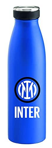 Inter - Borraccia Termica in Acciaio Inox, 500 ml, Borraccia per Lavoro, Sport e Palestra - Mantiene Fredde le Bevande Fredde per 24 Ore e Calde per 12 Ore Prodotto Ufficiale FC Internazionale Milano