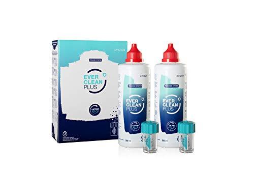 Avizor Everclean Plus 2 X 350 Ml Di Liquido Per Lenti A Contatto + 90 Compresse - 880 g