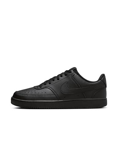 Nike Court Vision Low Better, Scarpe da Basket Uomo, Nero/Nero-Nero, 46 EU