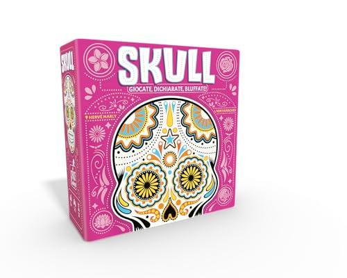 Asmodee: Skull, Gioco da Tavolo in Formato da Viaggio, 10+ Anni, 2-4 Giocatori, Edizione in Italiano