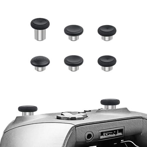 Mcbazel 6 Pezzi Levette Analogiche, Analogici Metallici Thumbstick Magnetici per Xbox Elite Series 2 Controller